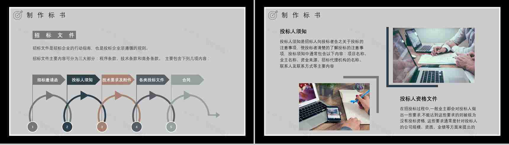 公司部门新员工入职培训购买标书流程与投标书制作流程学习PPT模板-7
