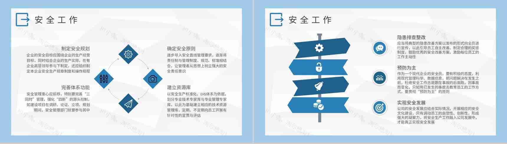 企业风险控制计划员工企业安全管理体系培训学习心得PPT模板-5