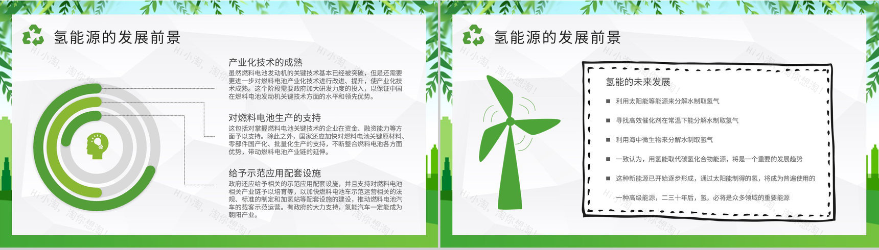 低碳和零碳能源介绍氢能源的应用知识培训总结PPT模板-5