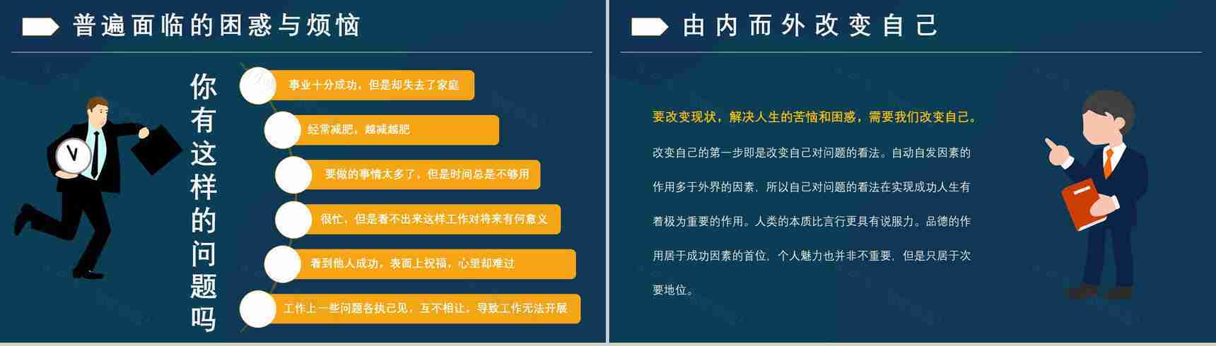 读书心得体会交流美国著名博士史蒂芬柯维《高效能人士的七个习惯》PPT模板-4