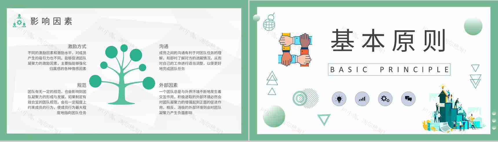 团队凝聚力基本概念培训创业团队管理建设案例分析PPT模板-4