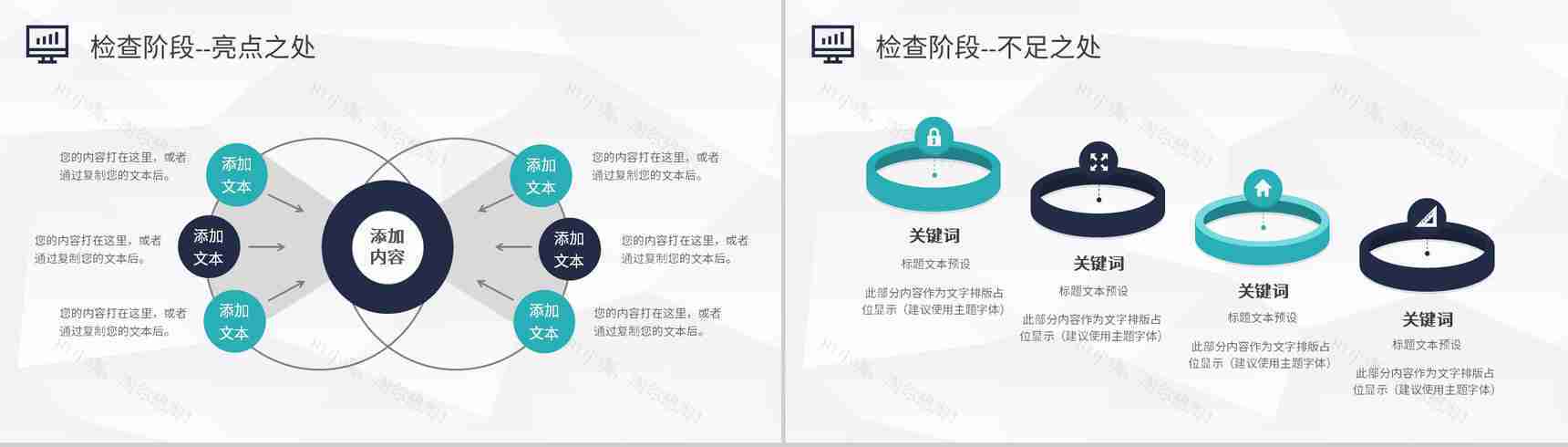 PDCA循环的四个阶段介绍项目质量管理体系要求培训PPT模板-14