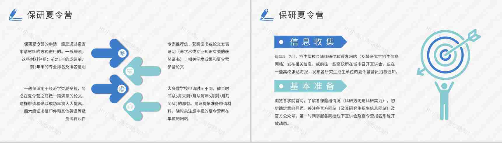 保研夏令营申请要求培训考研经验分享交流会宣传文案总结PPT模板-7