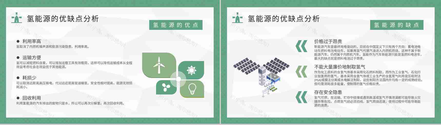 氢能源的应用知识介绍氢能领域发展现状分析PPT模板-7