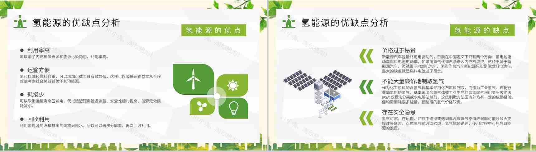 氢能源的原理介绍清洁能源知识科普培训讲座PPT模板-7