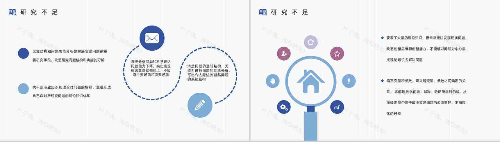 毕业课题项目研究计划汇报大学生论文答辩开题汇报教育教学PPT模板-8