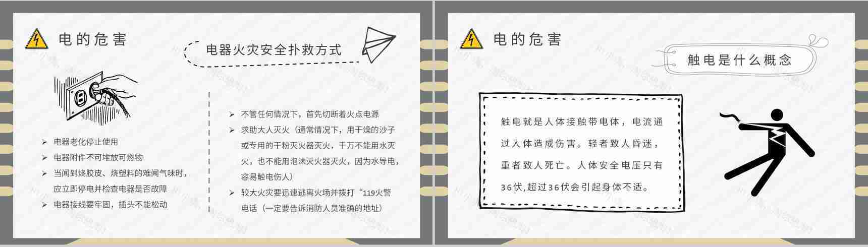 用电安全知识顺口溜学习企业安全用电知识宣传培训PPT模板-6