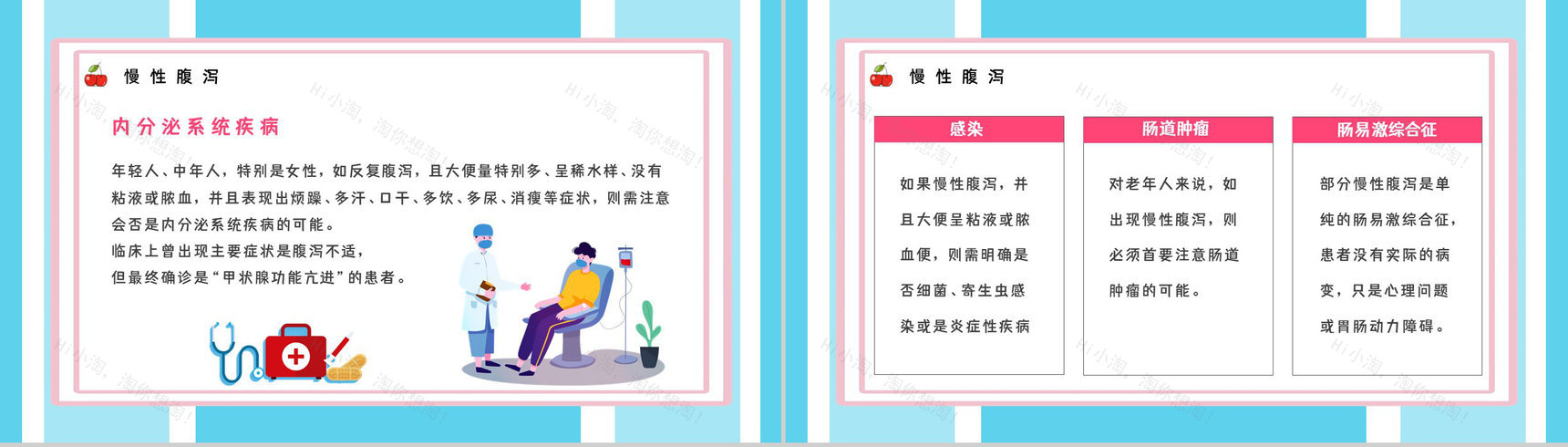 医疗健康教育培训夏季腹泻预防及对应措施学习了解活动PPT模板-6