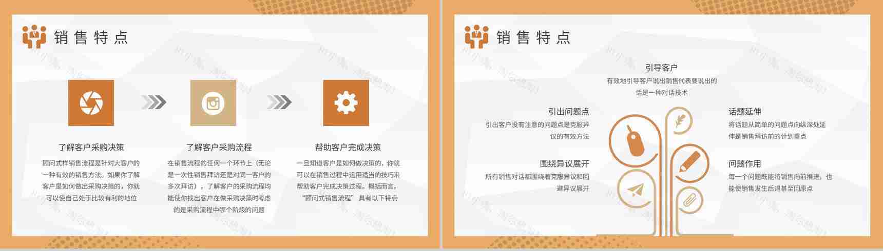 产品运营管理工作计划顾问式销售概念解析培训PPT模板-3