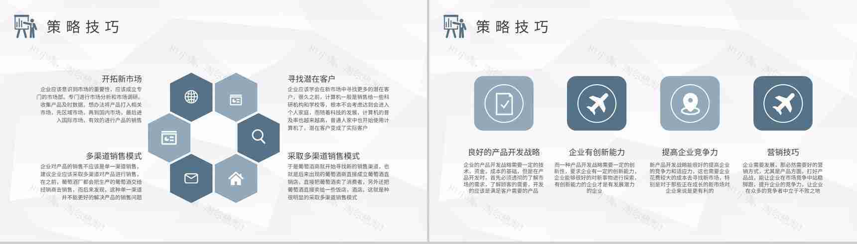 产品广告策略技巧培训网络市场营销策略知识总结PPT模板-3