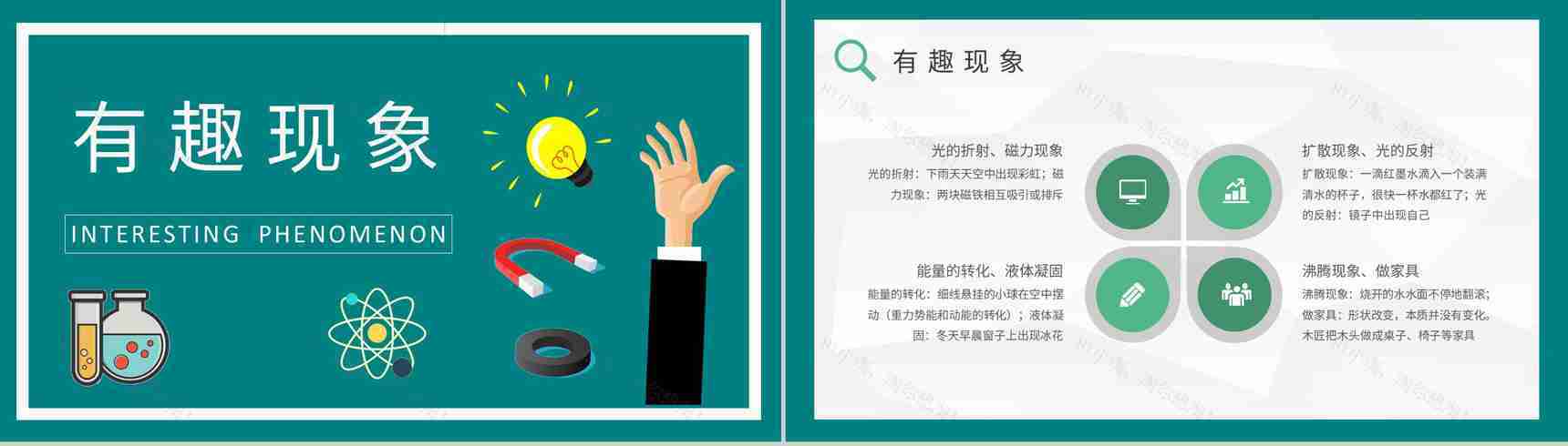 学校教育培训工作计划生活中常见的物理现象原理解析PPT模板-6