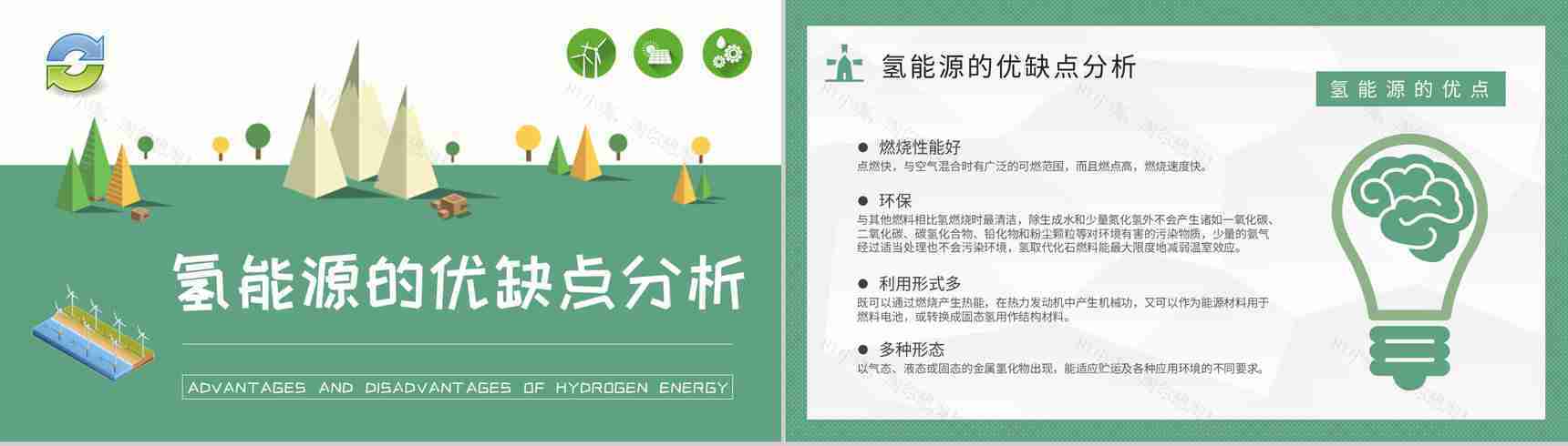 氢能源的应用知识介绍氢能领域发展现状分析PPT模板-6