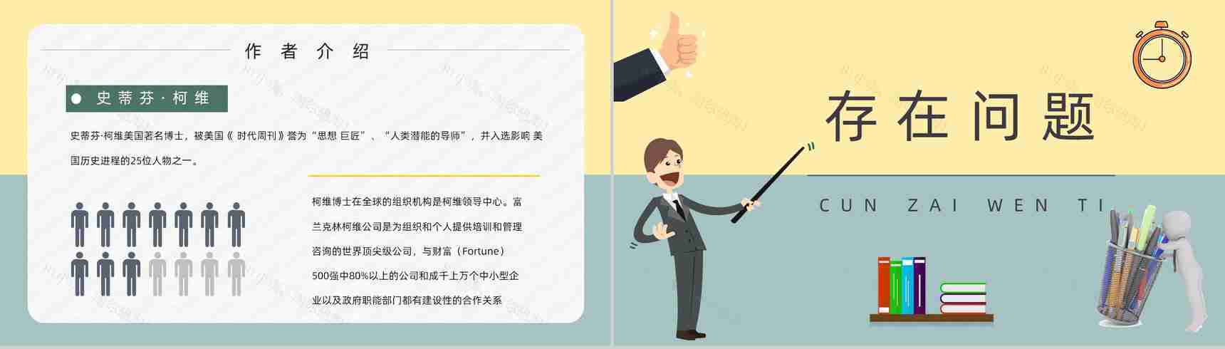 读书笔记史蒂芬柯维《高效能人士的七个习惯》内容简介企业管理培训课件PPT模板-3