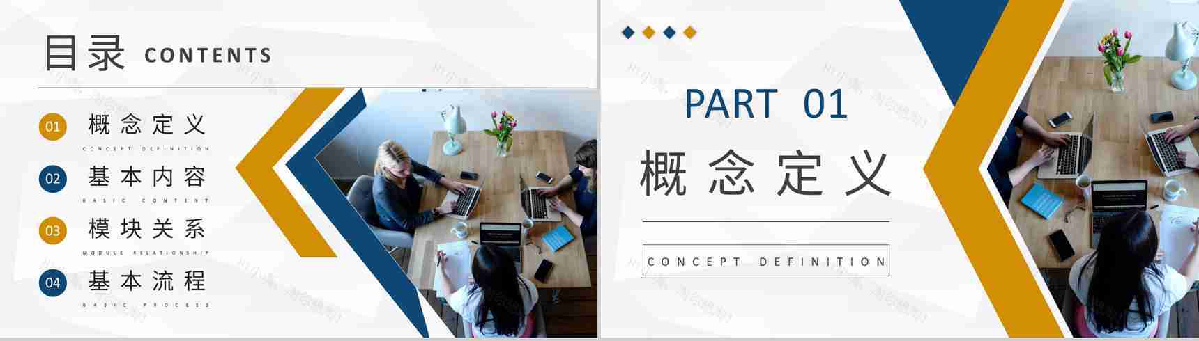 人力资源六大模块知识培训教案公司人事工作计划总结PPT模板-2