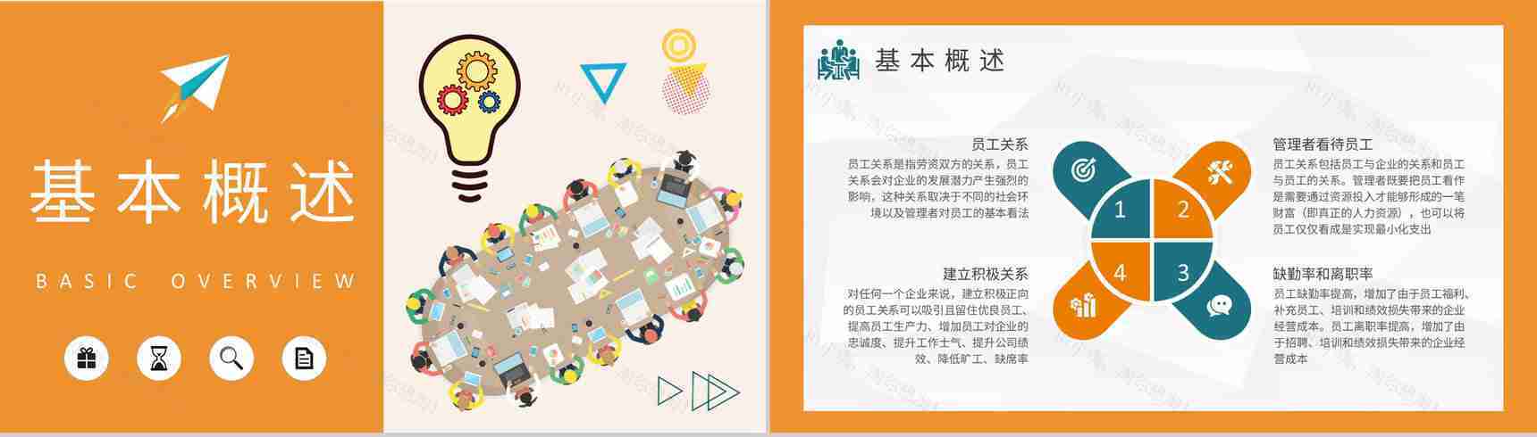 互联网公司员工关系概念解析部门实习生入职管理培训PPT模板-4