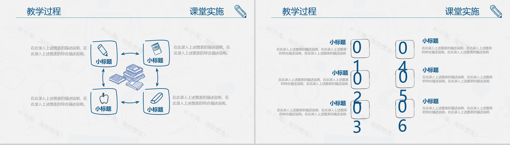 小清新简约教学演讲教育培训课件通用PPT模板-12