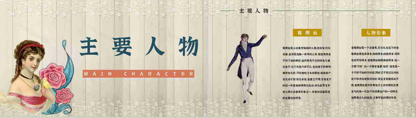 人间喜剧系列长篇小说《欧也妮葛朗台》作品介绍导读知识点梳理PPT模板-3