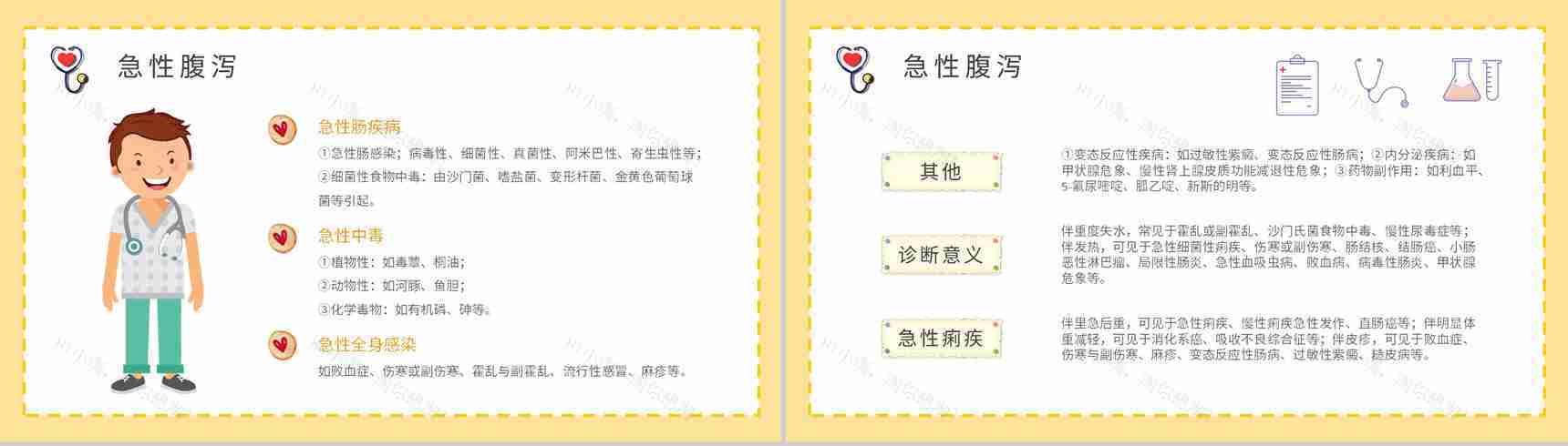 夏季腹泻预防知识宣传活动方案腹泻应急处理方法学习PPT模板-4