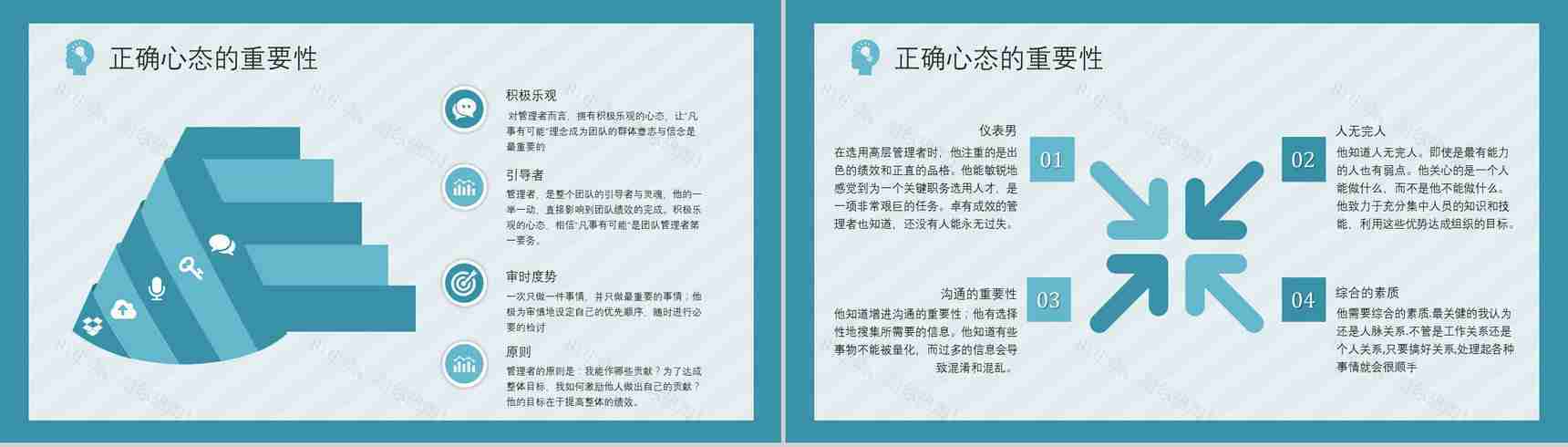 企业中高层管理者心态培训心得体会思维提升与培训内容收获PPT模板-3
