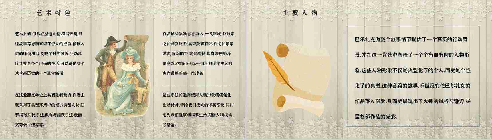 人间喜剧系列长篇小说《欧也妮葛朗台》作品介绍导读知识点梳理PPT模板-11