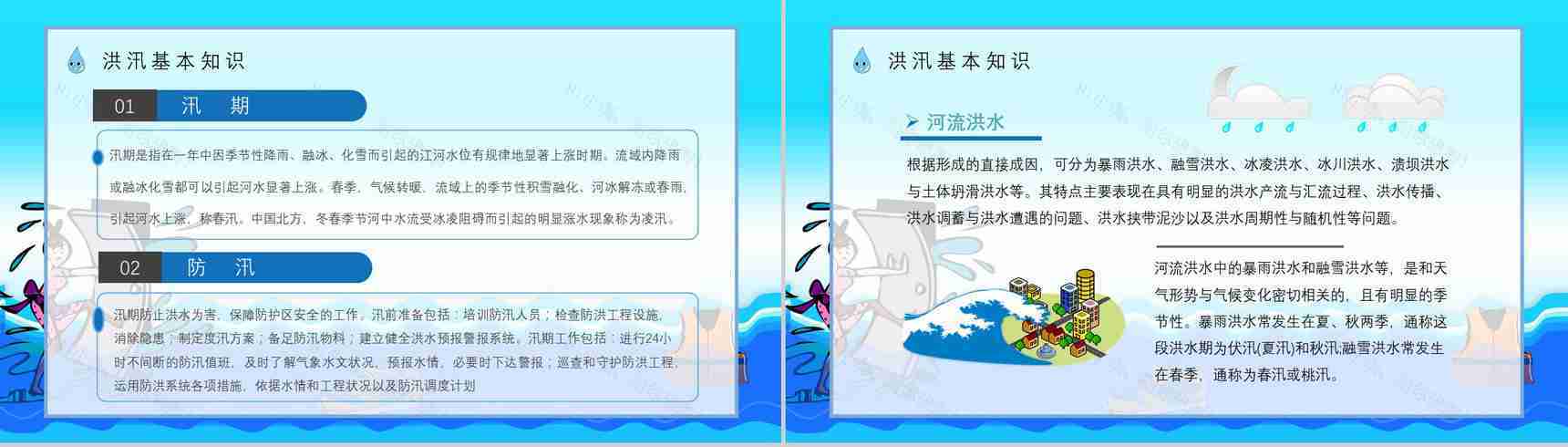 小区防洪防汛的措施和方法培训洪汛应急知识学习心得体会PPT模板-3