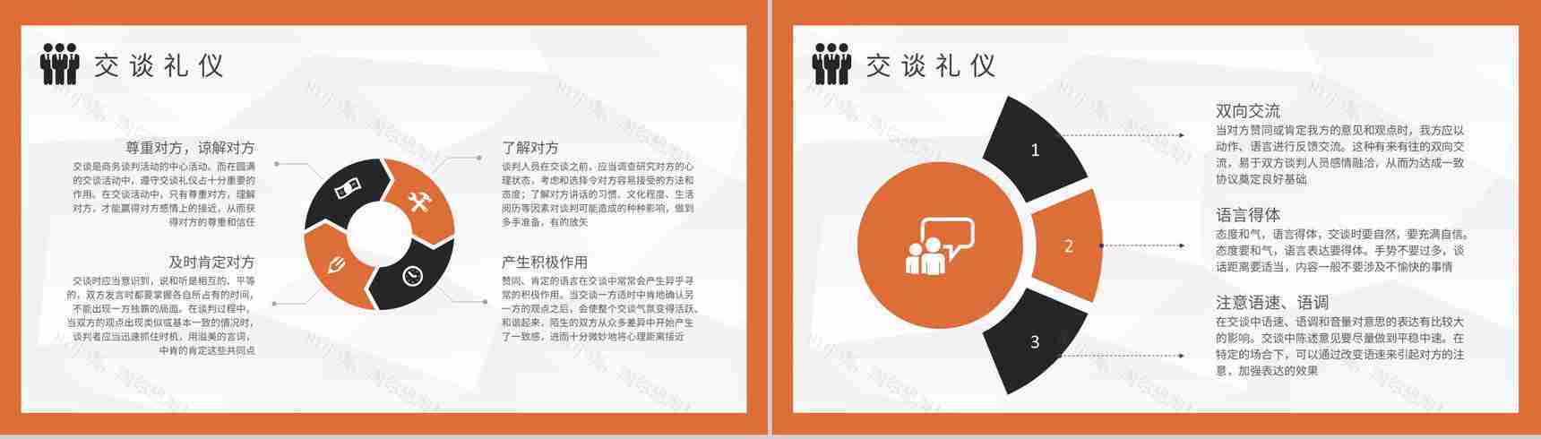 企业员工职业形象管理要求职场社交商务礼仪培训PPT模板-7