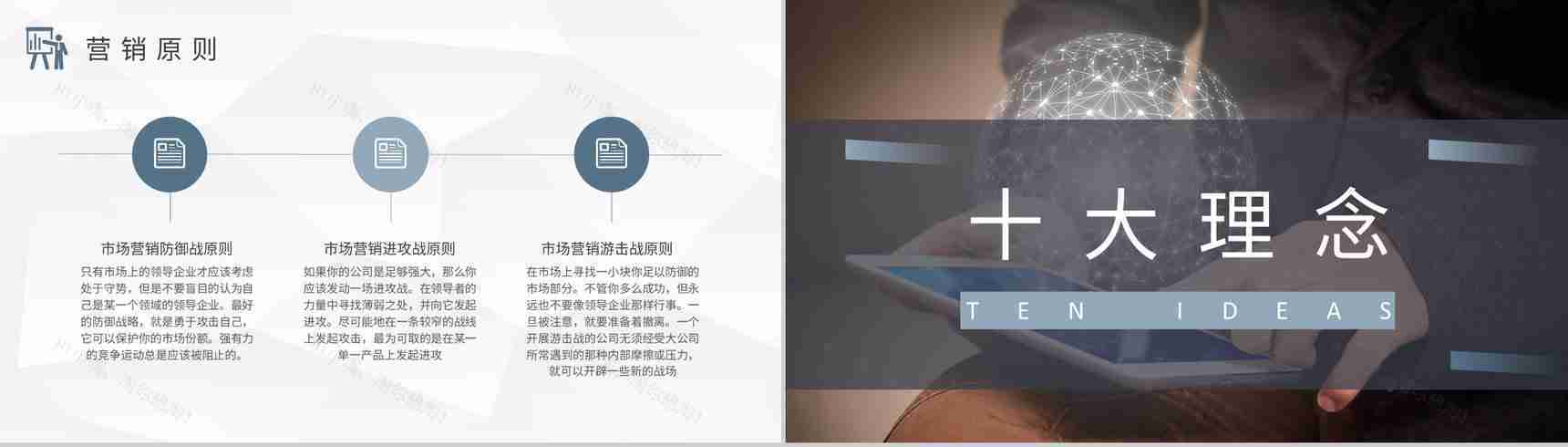 产品广告策略技巧培训网络市场营销策略知识总结PPT模板-6