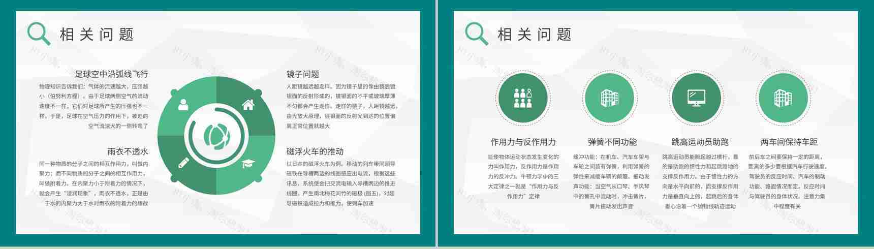 学校教育培训工作计划生活中常见的物理现象原理解析PPT模板-5