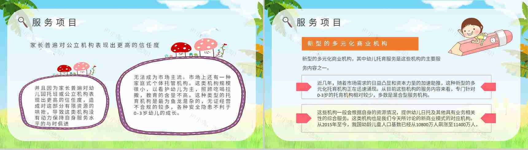托育服务供给状况调查服务项目经营范围开办托育中心手续PPT模板-6
