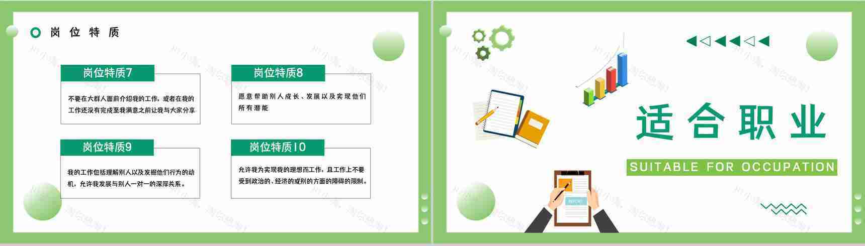 职业人格评估测试MBTI职业性格分析总结INFP工作优势劣势汇报PPT模板-14