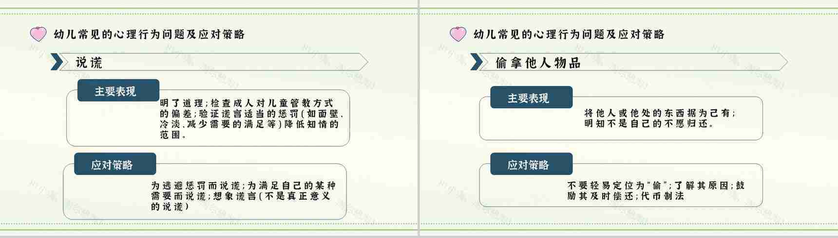 儿童心理问题产生因素家长教育应对措施PPT模板-4