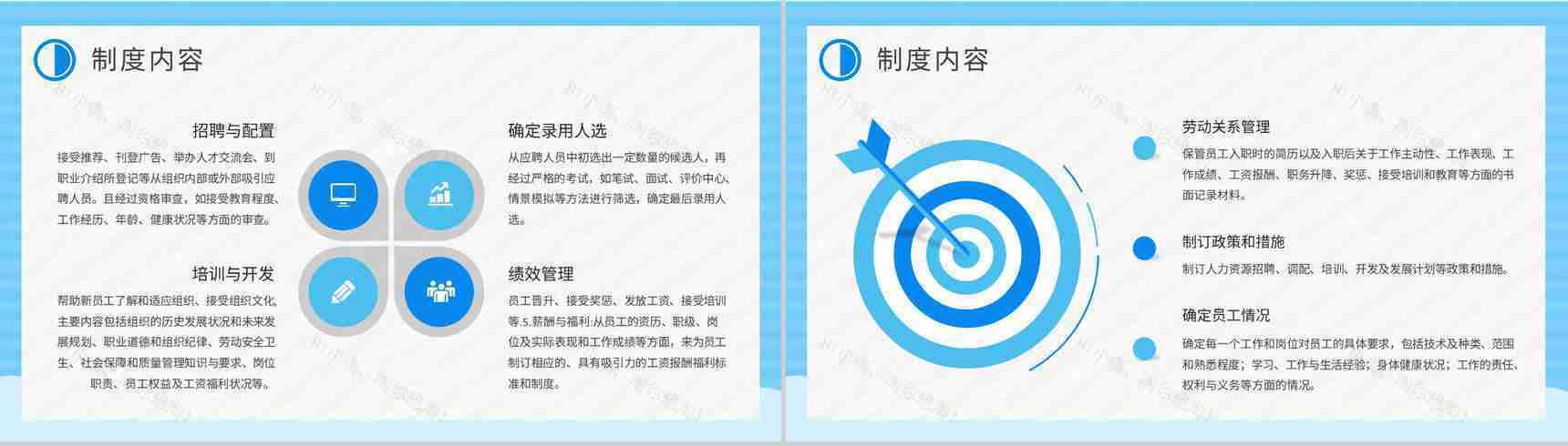 公司人事部门工作计划演讲员工人事管理制度培训学习PPT模板-6