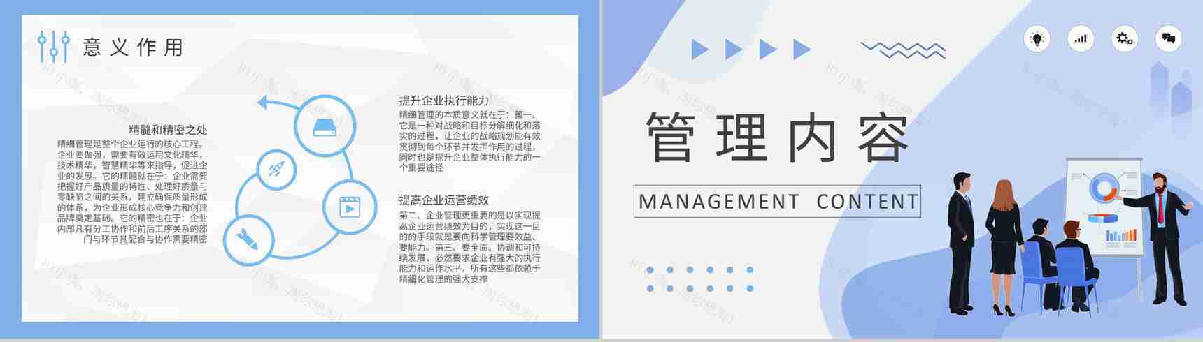 公司财务精细化管理培训部门工作实施方案演讲PPT模板-5