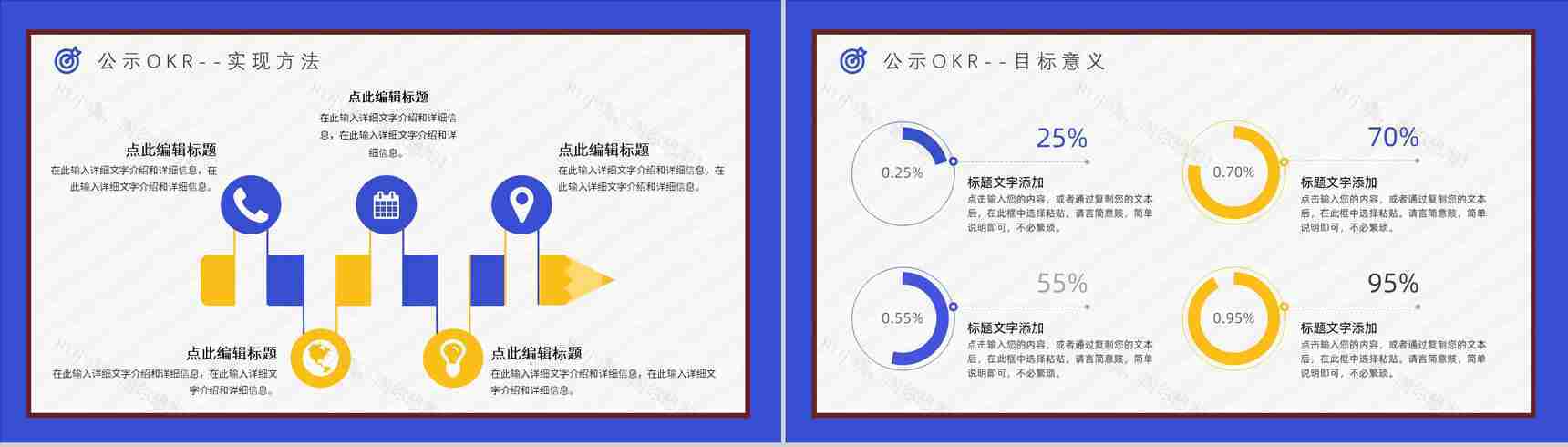 公司员工工作方法个人OKR目标制定培训协作学习讲座PPT模板-9