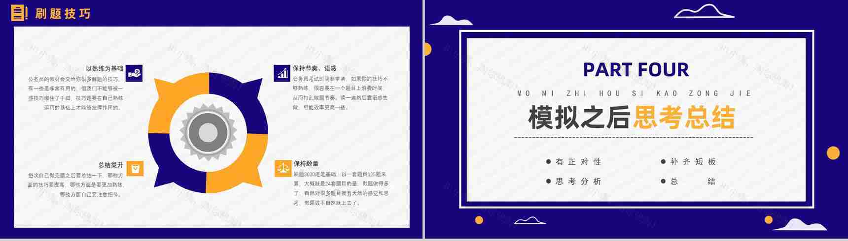 公务员考试上岸备考指南行测题库申论复习省考国考通用PPT模板-5