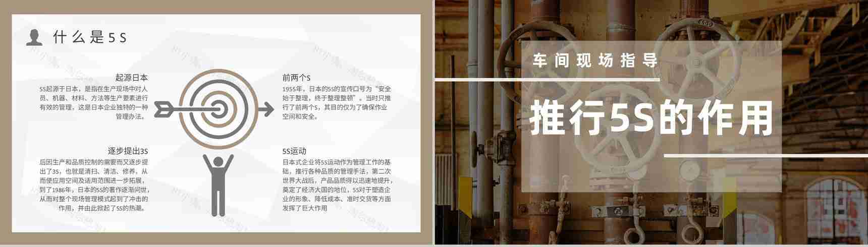 5S现场管理经典步骤车间现场作业管理人员培训与宣传标语PPT模板-4