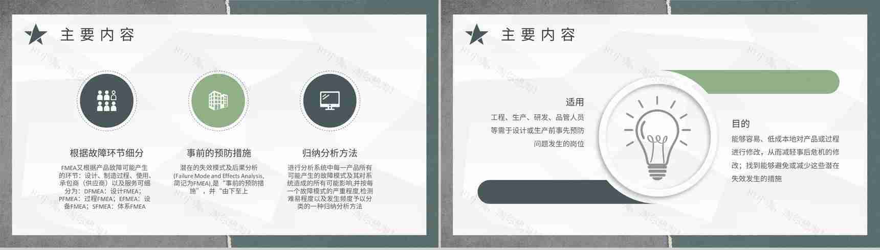 FMEA结构分析方法培训企业产品生产工艺流程总结PPT模板-6