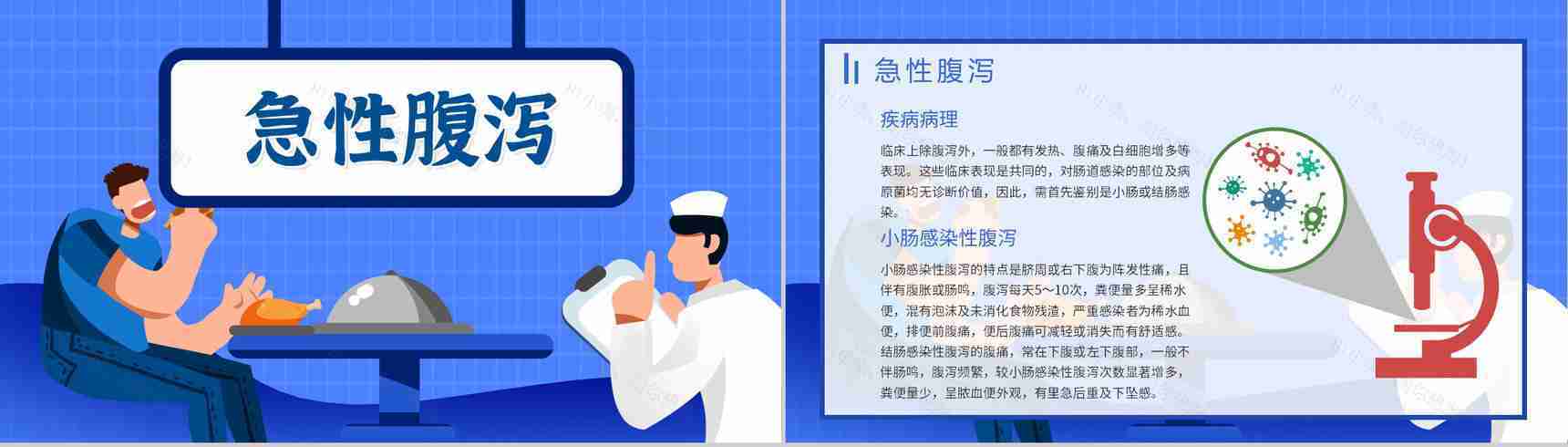 夏季腹泻的原因及防护健康宣传活动小结预防知识PPT模板-7