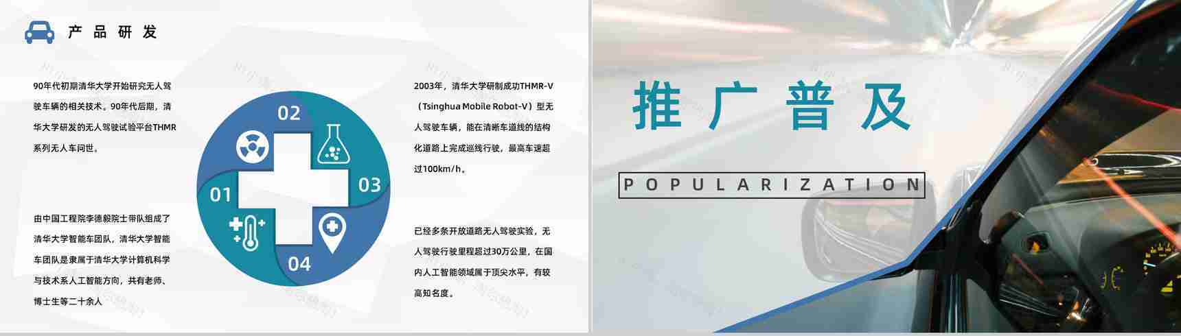 无人驾驶汽车发展现状及未来了解无人车技术知识培训讲座PPT模板-8