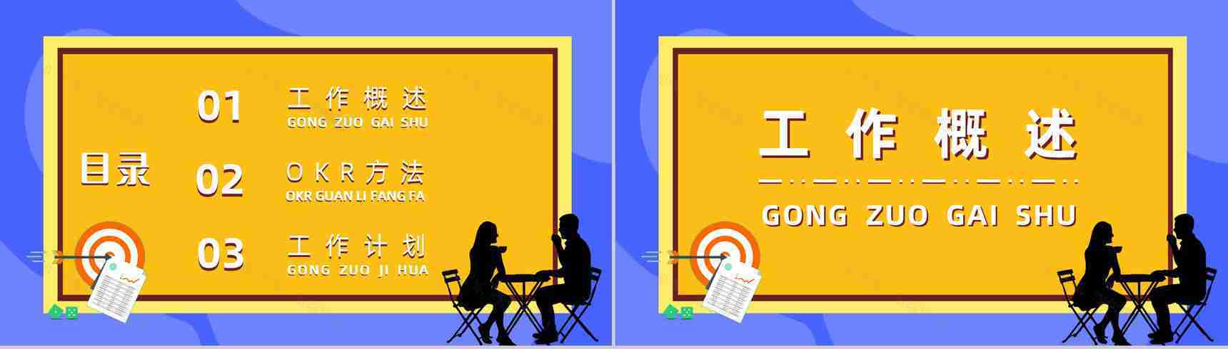 公司员工工作方法个人OKR目标制定培训协作学习讲座PPT模板-2