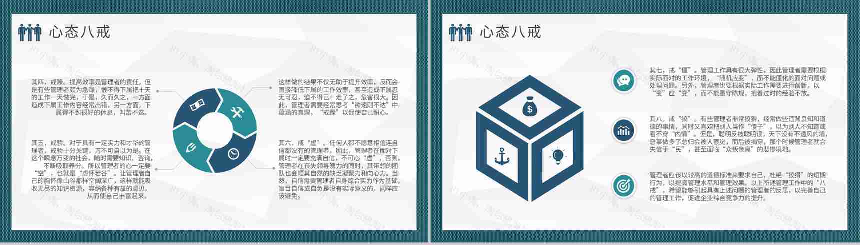 企业高层领导工作汇报管理者心态培训心得体会PPT模板-7