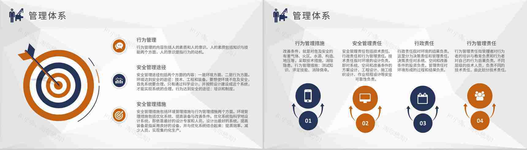 单位工地人员施工建设方案项目管理人员安全教育培训讲座PPT模板-7