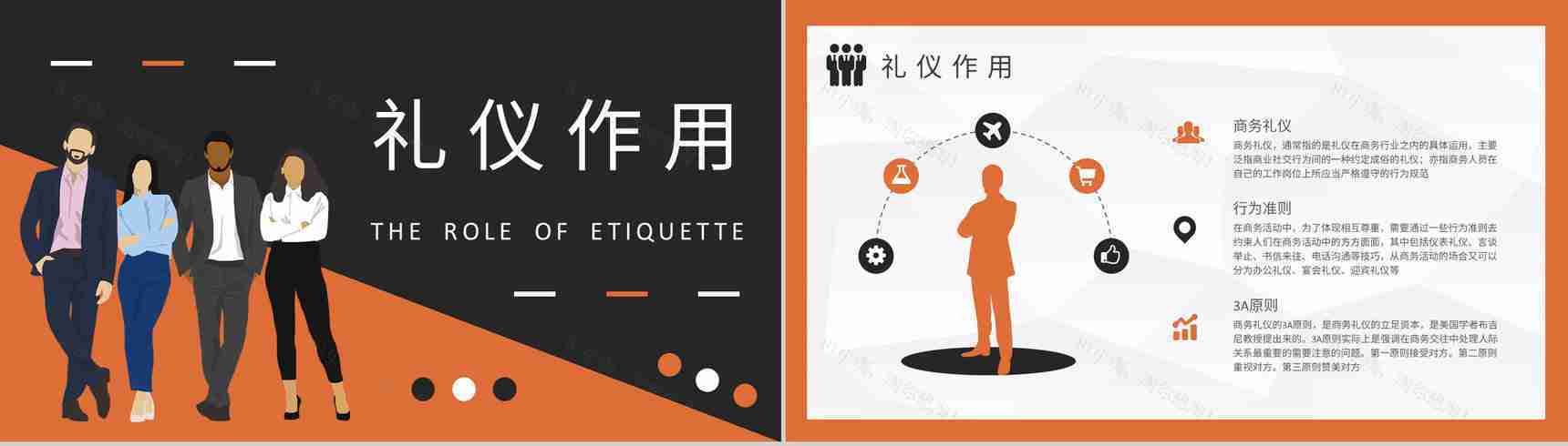 企业员工职业形象管理要求职场社交商务礼仪培训PPT模板-4