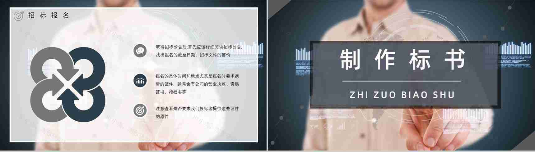获取招标公告制作标书商务部门投标书制作流程培训教案PPT模板-6