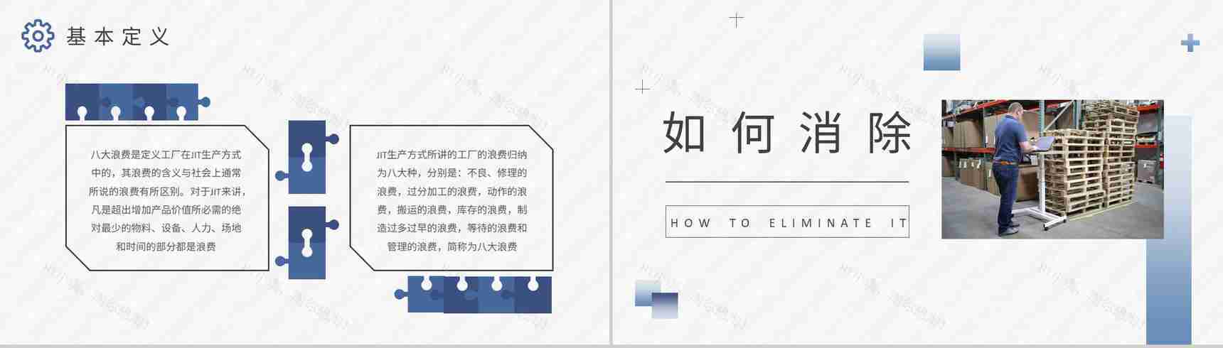 工厂员工八大浪费案例培训生产车间管理要求总结PPT模板-5