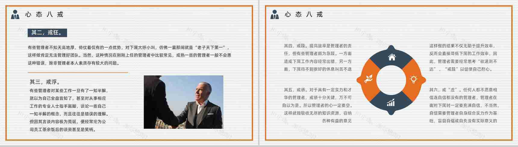 企业高层管理者心态培训课程员工技能提升学习总结汇报通用PPT模板-7