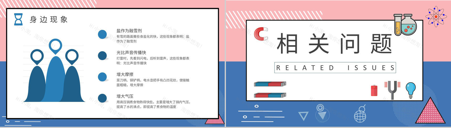 日常生活中常见的物理现象解释中学生物理知识培训PPT模板-4