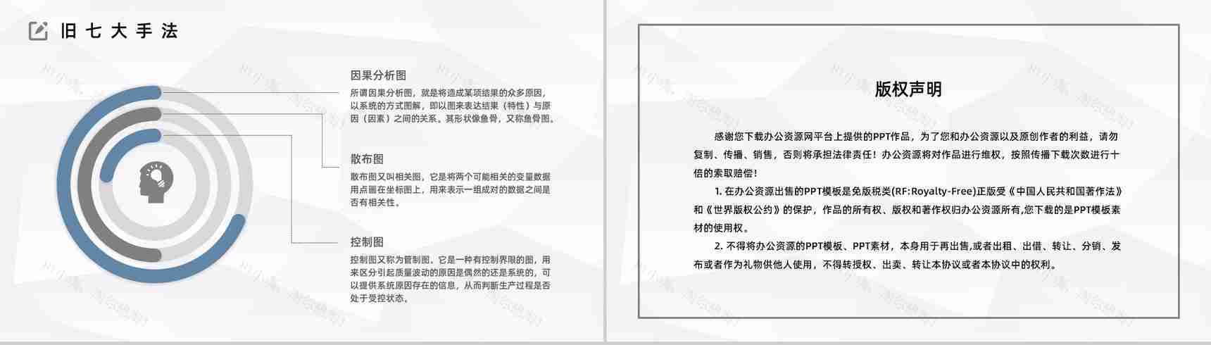 公司入职培训QC七大手法图表内容培训心得体会报告PPT模板-8