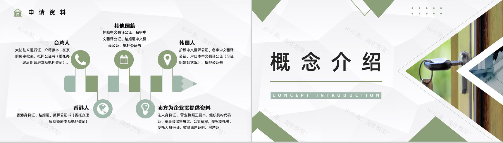 房产买卖二手房贷款流程咨询按揭办理手续了解个人买房注意事项PPT模板-9