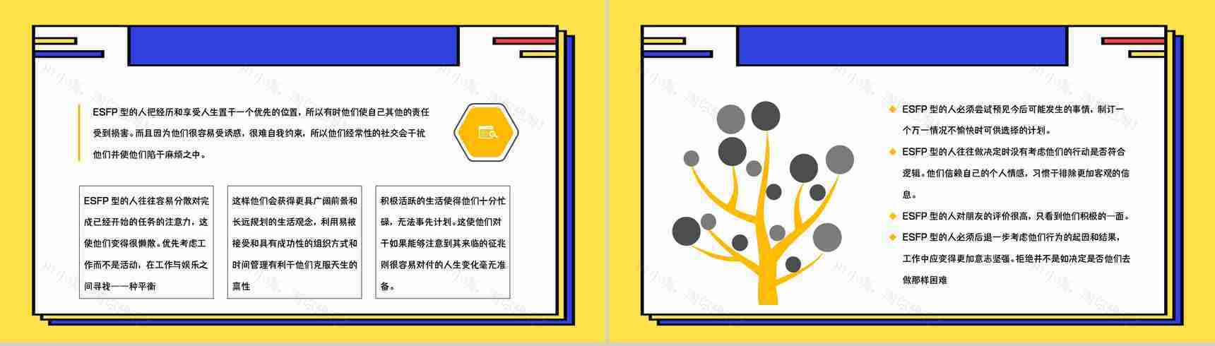 MBTI性格分析ESFP个性类型特征描述分析基本情况介绍培训讲座PPT模板-5